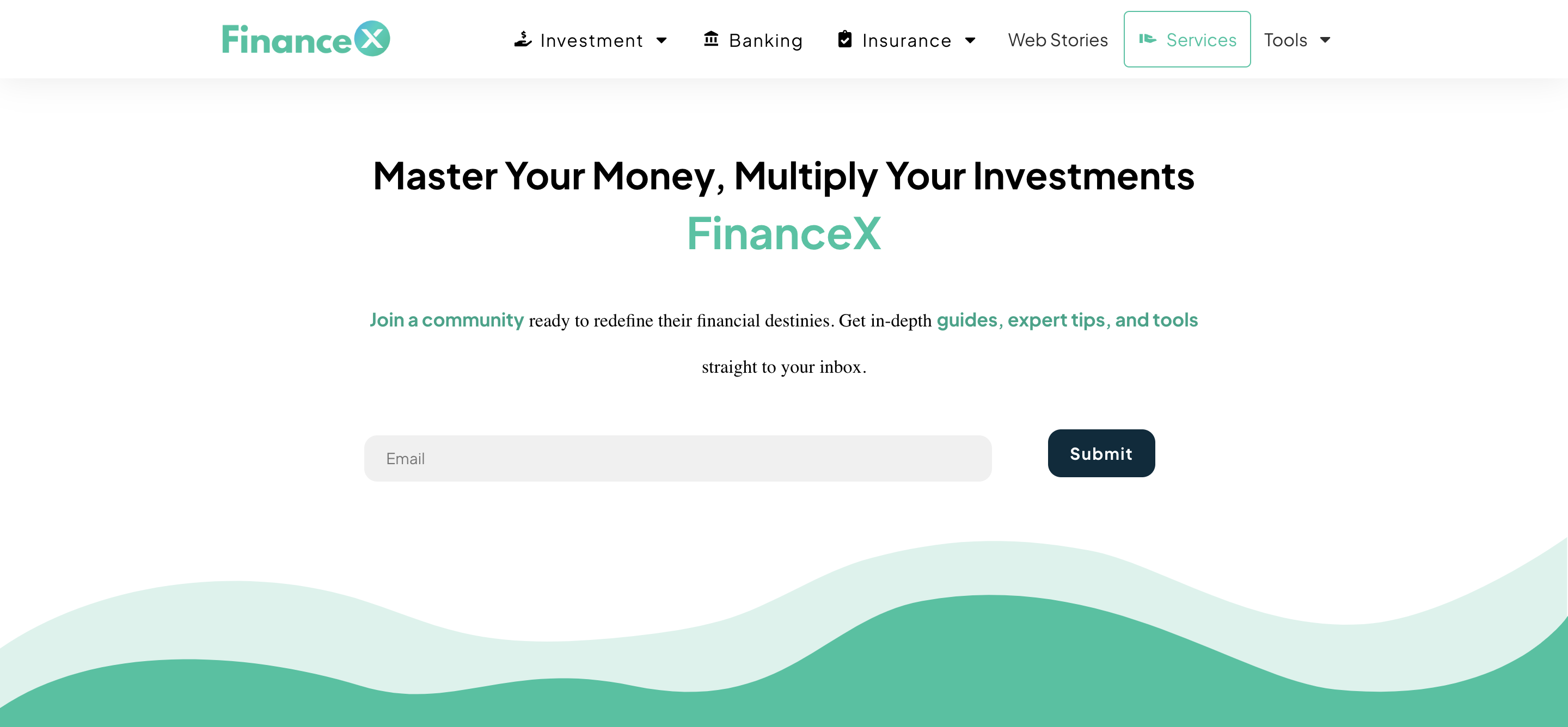 FinanceX Website